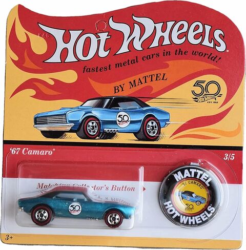 Hot Wheels '67 Camaro - 50th Anniversary Button in Saudi Arabia