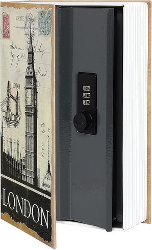 Diversion Book Safe Storage Box,Safe Box with Premium Combination Lock, Portable Book-Safe,Perfect for Home, Travel,Dorm Store Money, Jewelry, Phone and Passport (Egpty) in Saudi Arabia