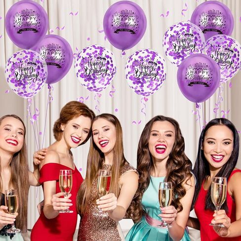 البالونات عيد ميلاد سعيد برتقالي 18 مساءً عيد ميلاد البالونات اللاتكس النحلال in Kuwait