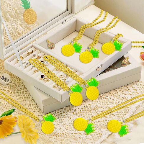 24 Pack Banana Necklace Party Favors for Fruit Themed Baby Shower, Birthday Party Goodie Bag Fillers，School Carnival Rewards, Photography Props, Home Decorations, Classroom Prize in Saudi Arabia