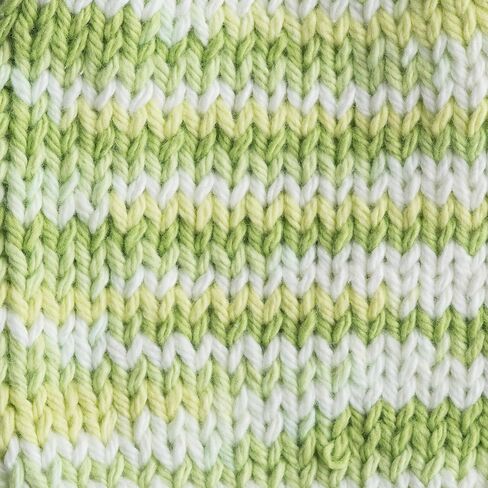 Lily Sugar 'N Cream The Original Ombre Yarn, 2oz, Gauge 4 Medium, 100% Cotton, Key Lime Pie - Machine Wash & Dry in Saudi Arabia