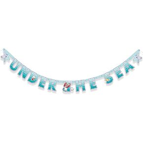 Unique Disney The Little Mermaid Jointed Banner | 6 Ft | 1 Pc
