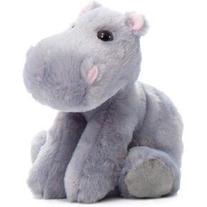 The Petting Zoo Hippo Stuffed Animal, Gifts for Kids, Wild Onez Zoo Animals, Hippo Plush Toy 9 inches