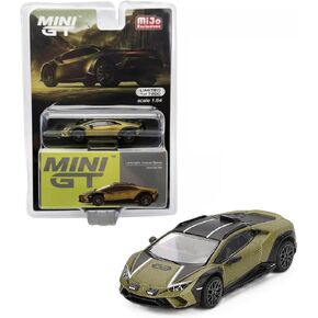 Collectibles Diecast Model Car Compatible with Mini GT 1:64 Lamborghini Huracán Sterrato Verde GEA Matt Limited Edition MGT00779