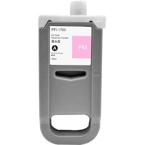 YOUEXPERT PFI-1700 Yellow Pigment Remanufactured Ink Cartridge for Canon PFI-1700 PFI-1700Y 0778C001AA imagePROGRAF Pro2000, 2100, Pro 4000s, 4100, 4100S, 6000s, 6100, 6100S Printers (700ML, 1Pack)