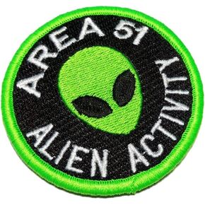 EM0134V68 AREA 51 ALIEN ACTICTION ET UFO ASPROIDER BATCH HOOK SIZE 2.75 in.