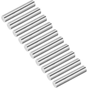 uxcell 10Pcs 304 Stainless Steel Rods, 1.2mm x 305mm Metal Solid Shaft Round Rod Lathe Bar Stock for Model Plane Cars Ship DIY Craft Metal Working in Kuwait