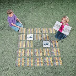 Fun Express Giant Matching Game - 48 Pieces - Educational and Learning Activities for Kids