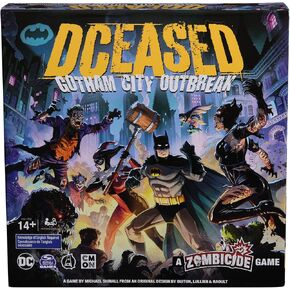 ألعاب تدور Master ، DCESED: Gotham City Adagpreak ، جزء من مجموعة Zombicide ، Ministible DC Comics Miniatures ، لعبة لوحة الإستراتيجية ، للبالغين والمراهقين ، 1-4 لاعبين ، تتراوح أعمارهم بين 14 و UP