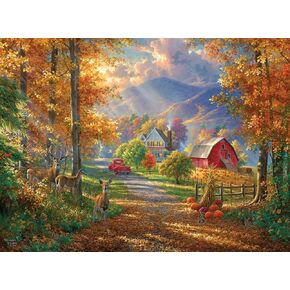 Buffalo Games - Abraham Hunter - Fall Memories - 1000 Piece Jigsaw Puzzle for Adults - Challenging Puzzle Perfect for Game Nights - Finished Puzzle Size is 26.75 x 19.75