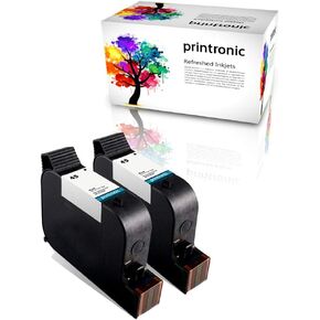 Remanufactured Ink Cartridge Replacement for HP 45 (2 Pack) for Deskjet 1000Cse 1100 1220C/PS 1600 6122 710 720 782 815 820 830 850 870 880 890 895 930 950C 960 970 980C