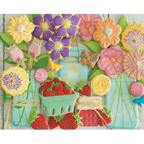 Springbok's 500 Piece Jigsaw Puzzle Spring Cookies - Made in USA