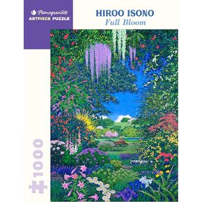 Pomegranate 1000-Piece Jigsaw Puzzle for Adults, Hiroo Isono's Full Bloom, Matte Finish, Snug Fit