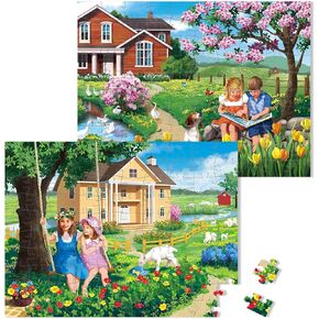 Dementia Puzzles for Seniors, 100 Piece Beautiful Memories Jigsaw Puzzle, Alzheimer’s Products and Activities