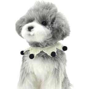 Knitted Dog Costume,Handmade Cat Birthday Costume,Dog Outfit and Dog Birthday Decoration,Cute Cat Outfit,Dog Rainbow Bandana,Adjustable Dog Clown Costume