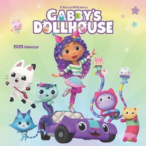 Calendar Ink, Gabbys Dollhouse 2025 Wall Calendar