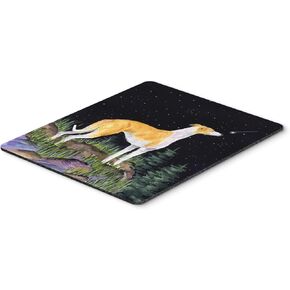 Caroline's Treasures SS8492MP Starry Night Whippet Mouse Pad/Hot Pad/Trivet, Large, Multicolor
