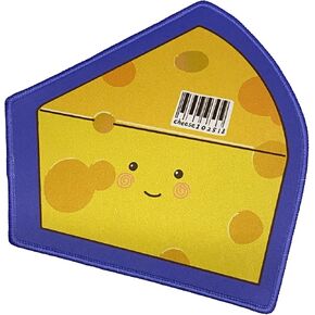 Cute Personalized Cheese Mouse Pad, Anime Creative Mousepad, Special Mouse Mat Stitched Edge for Décor Accessories Rubber Base for Computer Laptop for Home Office Working