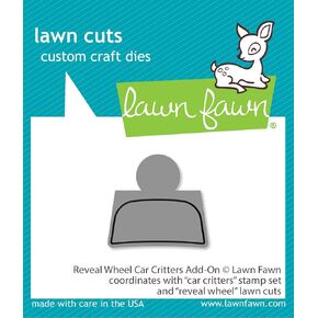 Lawn Fawn LF2340 Reveal Wheel Car Critters Add-On Custom Craft Dies