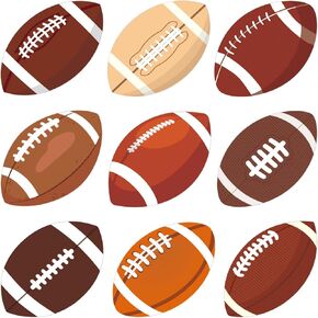 360 Pcs Football Stickers Sports Ball Sticker Labels for Kids Football Theme Birthday Party Decorations Football Team Gift Envelope Gift Bag Seal