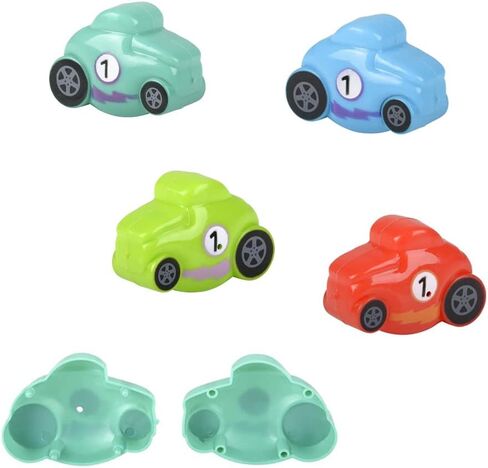 بيض عيد الفصح من شركة Dreidel Company Car Plastic Eggs ، بيض عيد الفصح القابل للملء ، مثالي لمطاردة بيض عيد الفصح ، بيض مفاجأة ، مطاردة عيد الفصح ، تفضل الحفل 2.5 "(12 حزمة) in Kuwait