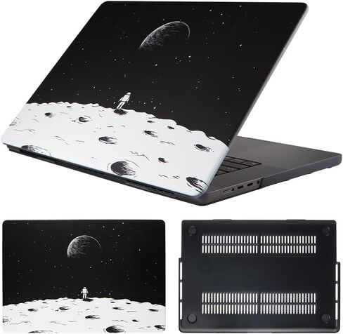 Hard Shell Case for 2025-2022 MacBook Air 13 M4/M3/M2 Chip(A3240 A3113 A2681) 13.6 inch Matte Plastic Protective Cover Lightweight, Durable(Astronauts Pattern) in Kuwait