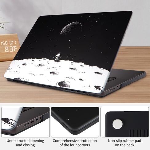 Hard Shell Case for 2025-2022 MacBook Air 13 M4/M3/M2 Chip(A3240 A3113 A2681) 13.6 inch Matte Plastic Protective Cover Lightweight, Durable(Astronauts Pattern) in Kuwait