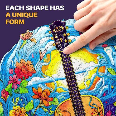 ESC WELT Wooden Eye Puzzle 300 Pieces - Captivating Mind Entertainment for Teens and Adults - Fun and Environmentally Friendly Toy - Challenging Jigsaw Game - Wooden Puzzle in Kuwait