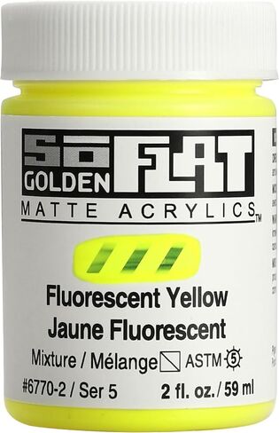 SoFlat Matte Acrylics by GOLDEN, Cadmium Orange, 2 fl. oz. Jar, Professional Acrylic Paint, Opaque in Saudi Arabia