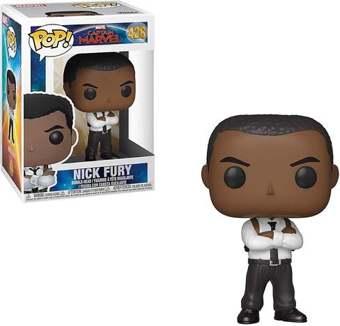 Funko Pop! Marvel: Captain Marvel - Captain Marvel Holding Lunchbox, Multicolor, us one-Size in Saudi Arabia