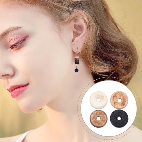 AHANDMAKER 496Pcs/4 Strands Coconut Shell Beads, 10mm Flat Round Coconut Spacer Beads Coin Disc Loose Charm Beads Beach Theme Beads Strands for Bracelet Necklace Jewelry Making, Hole: 1.7mm in Saudi Arabia