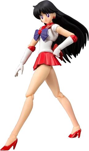 TAMASHII NATIONS S.H. Figuarts Sailor Moon Sailor Mars Animation Color Edition (Resale Version), Approx. 5.5 inches (140 mm), PVC & ABS Pre-Painted Action Figure in Saudi Arabia