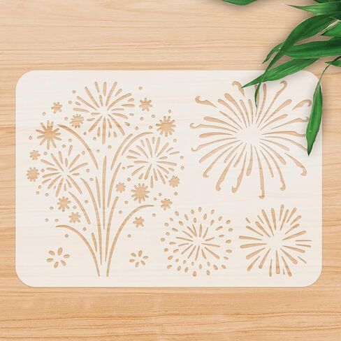 onicorn stencil للطلاء 11.8 × 11.8 بوصة قالب حيد القرن قابل لإعادة الاستخدام للطلاء على القماش الأثاث الخشبي على الحائط ، استنسل Craft DIY in Kuwait