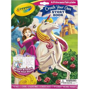 Crayola Book Making Kit for Kids, Create Your Own Fairytale Storybook, DIY Kits, Gift for Girls & Boys, Ages 6, 7, 8, 9