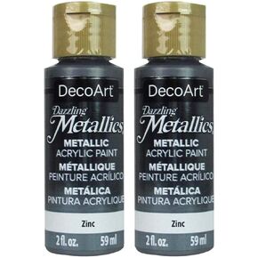 Dazzling Metallics Acrylic Paint 2oz-Zinc