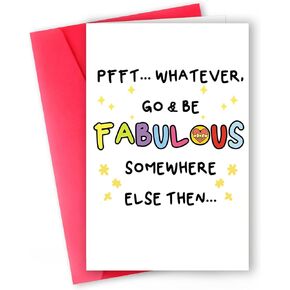 Funny & Cute Cards - Perfect for Goodbyes & Farewells, Boss, Colleague, New Job