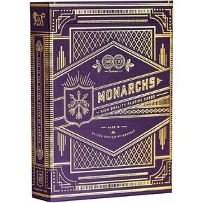 MJM Monarch Royal Edition (Purple) Playing Cards by theory11