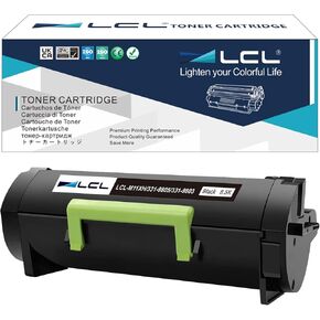 LCL Compatible Toner Cartridge Replacement for Dell M11XH 331-9805 331-9803 311-9805 C3NTP B2360D 8500 Pages for Dell B2360d B2360dn B3460dn B3465dn B3465dnf (1-Pack Black)
