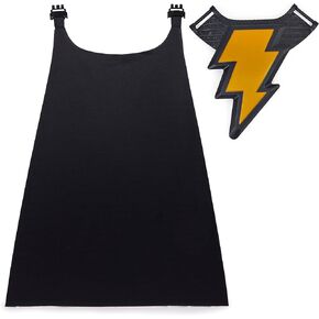 DC Comics, Black Adam Guardian Suit, Cape and Chest Plate, Black Adam Movie Kids Roleplay Costume for Boys and Girls Ages 4 and Up