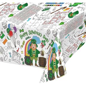 Gatherfun Princess Party Supplies Color-in Disposable Paper Tablecloth | 54x88 in Princess Party Decorations Set for Kids Birthday, School & Special Events