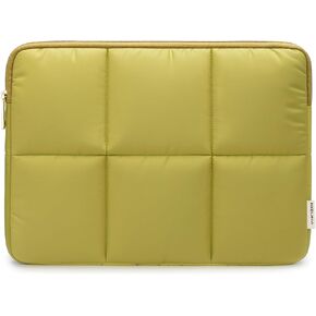 KIZUNA Puffy Laptop Sleeve 14 Inch Computer Case for 14" Yoga C740 C940/14 Yoga S740/13 IdeaPad C340/14 IdeaPad Flex 5i 5/IdeaPad Slim 3i/Yoga Slim 7 Pro X/14.4" Surface Laptop Studio 2,Green