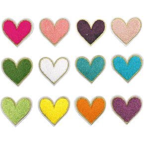 12PCS Golden Edges Airplane Iron On Patches, Chenille Patches Embroidered Applique Patches DIY Sew on Patch Iron on Patches for Clothing Jackets Jeans Skirts Backpacks Hats Arts Craft Sew Making