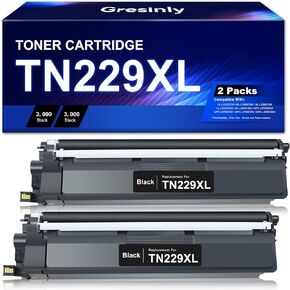 TN229XL TN229 XL /V Toner Cartridge High Yield with Chip Compatible for Brother TN229 TN229XL Toner Cartridges MFC-L3720CDW L3780CDW HL-L3280CDW L3220CDW L3300CDW Printers TN229 tn-229 TN229XXL,2P
