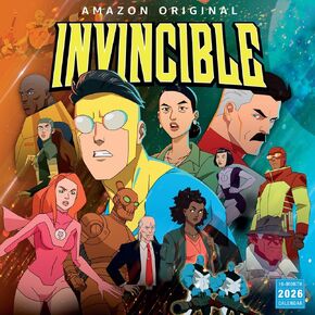 Invincible 2026 Wall Calendar, 12" x 12"