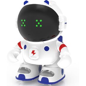 Qizebaby Robot Toys for Boys Girls, Rechargeable Interactive Talking Smart Toy Robots for Kids Age 2 3 4+ with Touch Sense, Voice Control, Record, Dance,Sing,Walk, Toddler Christmas Birthday Gift Toys