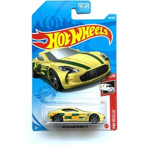 DieCast Hotwheels Aston Martin One-77, HW Rescue 4/10 [Yellow] 215/250