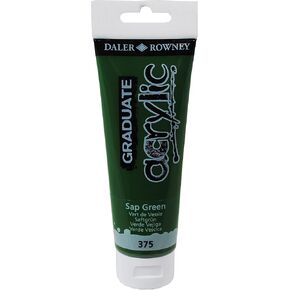 Daler-Rowney GA123120375 Graduate Acrylic Paint 120ml Sap Green