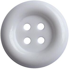 Large Size Arctic White Buttons Pack of 40
