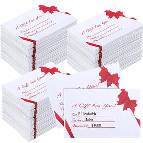 Eaasty 500 Pcs Gift Card Sleeves Christmas Card Envelopes Sleeves Holder Protector for Business, 2.36 x 3.54 inch(Fresh)