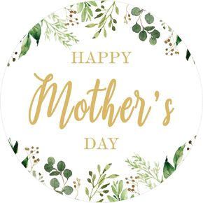 joycraft 60Pcs Mother's Day Gift Stickers, Happy Mother's Day Stickers, 2 Inch Colorful Flower Round Labels, Personalized Mother's Day Stickers for Gift Wrapping, DIY Card, Craft, Cookie Bags